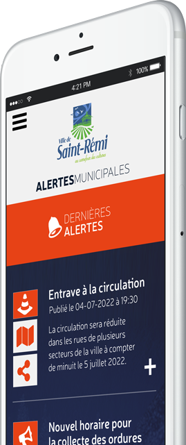 Alertes - Municipalité de Saint-Rmi